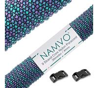 Namvo Paracorde Mil Spec Type III 550 Corde de parachute 9 brins intérieurs en nylon Résistance à la rupture 30 m