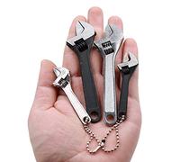 Namvo - Petite clé Noire réglable de 2.5 Pouces, 68MM, Mini clé à mâchoires antidérapante pour la réparation et l'entretien