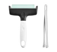 Namvo Rouleau de brayer en caoutchouc pour Cricut MAT, ensemble d'outils de retrait de pincettes, outil de rouleau en vinyle, estampage artisanal pour Cricut/Silhouette/Brother et gravure