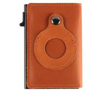 Namvo Slide Wallet, Portefeuille pour Cartes de crédit à Deux Volets, Porte-Cartes Pop-up Automatique avec Protecteur de Carte de Ligne, Portefeuille pour Homme en Cuir Marron, Design compac