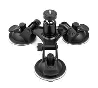 Namvo Support à Triple Ventouse pour Appareil Photo Support à Triple Ventouse Support en Verre avec tête filetée 1/4 Compatible avec la Plupart des appareils Photo avec vis 1/4