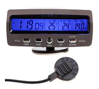 Namvo Thermomètre de la température de Moniteur de l'alarme LCD/Battery de Voiture