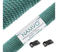 Namvo Wild Elk Paracorde Type III 9 brins intérieurs en Nylon Vert 30,5 m