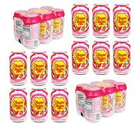 Namyang Chupa Chups Sparkling Soda Flavor 345 ml (Crème à la fraise, 24 canettes)