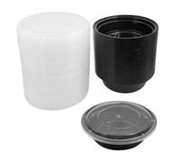 NAMYEUT Lot de 50 boîtes de congélation avec couvercles, boîtes à déjeuner | Récipients hermétiques avec couvercles, micro-ondes et congélateur pour la préparation des repas, stockage de fruits et