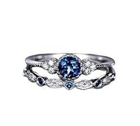 Namzi 1 bague de fiançailles en zircon bleu étincelant pour les moments spéciaux, design élégant (8)