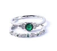 Namzi 1 bague de fiançailles en zircon vert, bague de fiançailles pour les moments spéciaux, design élégant (5)