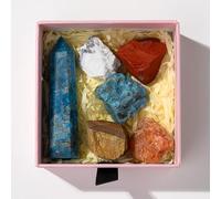 Namzi 1 boîte en cristal naturel - Colonne en cristal naturel - Pierre de cristal à pointe unique - Colonne hexagonale - Boîte standard - Décoration de yoga