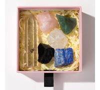 Namzi 1 boîte en cristal naturel pour colonne, pierre de cristal blanche à pointe unique, colonne hexagonale, étiquette minérale, boîte de décoration de pierre de yoga