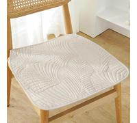 Namzi 1 coussin de chaise - 40 x 40 cm - Coussin confortable pour chaise de salle à manger - Pour un usage quotidien - Kaki