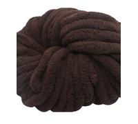 Namzi 1 grosse pelote de laine couleur café pour projets de tricot et crochet, idéal pour le tricot et le bricolage
