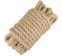 Namzi 1 pelote de corde de jute, 12 mm x 4,6 m, loisirs créatifs, décoration, tricot, liens de jardinage, projets faits à la main