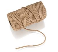 Namzi 1 pelote de corde de jute, 6 mm x 53 m, loisirs créatifs, décoration, tricot, liens de jardinage, projets faits à la main
