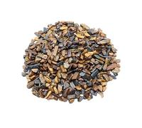 Namzi 1 pierre concassée naturelle irrégulière non perforée marron clair, adaptée pour les plantes en pot, la décoration d'aquarium, les accessoires de bijoux faits à la main (5 à 7 mm)