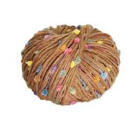 Namzi 1 rouleau de fil à café en acrylique Dacron mélangé, fil inspiré des bonbons pour tricot, crochet, artisanat, cadeaux de bricolage, qualité supérieure