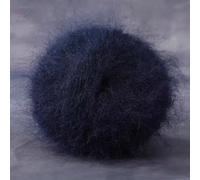 Namzi 1 rouleau de fil de laine bleu marine, mélange de dacron acrylique inspiré de l'alpaga, idéal pour le tricot, le crochet, les cadeaux d'artisanat, la peluche de qualité