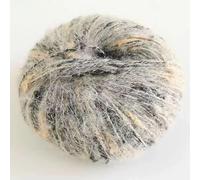 Namzi 1 rouleau de fil de laine mouchetée poudre d'abricot, mélange de dacron acrylique, parfait pour le tricot, le crochet, les travaux manuels, les cadeaux, qualité vive A