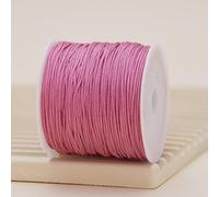 Namzi 1 rouleau de fil rose et violet, cordon de jade pour tissage, corde assortie de bijoux, loisirs créatifs, fournitures de crochet, ficelle de perles, fabrication de colliers, nœuds décoratifs