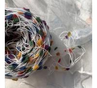Namzi 1 rouleau de pelote de fil acrylique Dacron mélange de bonbons pour tricot, crochet, artisanat, cadeaux de bricolage, fil de qualité supérieure (A77)
