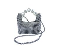 Namzi 1 sac à main en acrylique tissé à la main, mini fourre-tout élégant, parfait pour les brunchs et les sorties décontractées