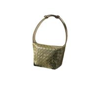 Namzi 1 sac à main vert tissé, petit sac à main en polyuréthane souple, super mignon, usage quotidien, article chaud dans les sacs à main et portefeuilles