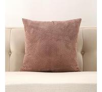 Namzi 1 taie d'oreiller de couleur unie, café clair, 60 x 60 cm, housse de coussin douce pour chambre à coucher et canapé