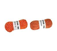 Namzi 1pcs Reflective Laine,Sparkle,Silver,for Crafts Glow in The Dark Laine for Crochet for Reflective High Visibility Warm Winter Loop Hat，50g，55 Yards，Orange