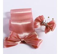 Namzi 22 Yards Organza Ribbon Sheer Ribbon Polycotton Ribbon Shiny Craft Ribbon for Flowers Floral Bouquets Garlands Wedding Gift Wrapping,B07