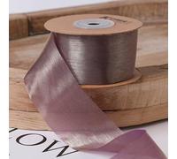Namzi 22 Yards Organza Ribbon Sheer Ribbon Polycotton Ribbon Shiny Craft Ribbon for Flowers Floral Bouquets Garlands Wedding Gift Wrapping,B18