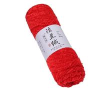 Namzi 300G Velvet Laine Crocheting Fuzzy, Premier Plush Parfait Chunky Blanket, Velvet Fluffy Chenille Blanket Laines,Crochet Tricoter Doux Thick Plush Lustrous，Red