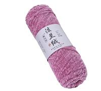 Namzi 300G Velvet Laine Crocheting Fuzzy, Premier Plush Parfait Chunky Blanket, Velvet Fluffy Chenille Blanket Laines,Crochet Tricoter Doux Thick Plush Lustrous，Light grape color