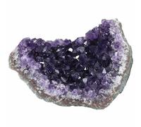 Namzi Amethyste Pierre Naturelle Pierre Précieuse, Amas Brut Pour Lithothérapie, Amas de Amethyste, Pierre Naturelle Lithothérapie, Méditation, Pierre d'Améthyste Naturelle, Chakras (750g)