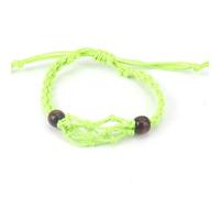 Namzi Bracelet de perles fait à la main, convient aux hommes et aux femmes, bracelet de sac en maille tissée fait à la main, réglable et extensible, bracelet de sac en maille en pierre naturelle (vert