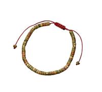 Namzi Bracelet élastique en perles de bois fait à la main Boho Vintage Guérison Protection Équilibre Bracelet pour femmes hommes Style B