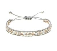 Namzi Bracelet pour femme fait à la main en pierres naturelles bohèmes, empilables, cadeaux tendance, D