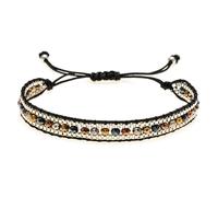 Namzi Bracelet pour femme fait à la main en pierres naturelles bohèmes, empilables, cadeaux tendance, G