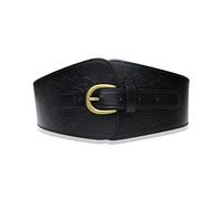Namzi Ceinture corset pour femme, Noir, Adjust from 30-36 inches / 76-92 CM, Largeur avant : 10 cm, Largeur du dos : 6 cm, Longueur : 75 cm