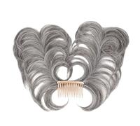 Namzi Chignon désordonné, peigne latéral à clipser pour femme - Cheveux courts et naturels - Polyvalents - Styles réglables - Postiche facile - Mélange de papier