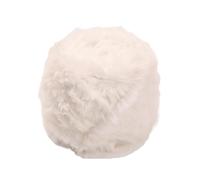 Namzi Chunky Chenille Laine for Crocheting, Bulky Fluffy Thick Tricoter Chenille, Super Chunky for Hand Knitted Blankets, Doux Plush Laine， 100g,Dark White