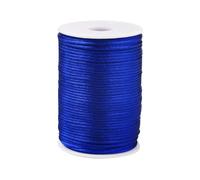 Namzi Corde tressée bleu foncé de 1,5 mm x 90 m, pour tricot, artisanat, utilisation en extérieur, projets utilitaires, fournitures de décoration A