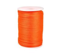 Namzi Corde tressée orange de 2,5 mm x 90 m, pour tricot, artisanat, utilisation en extérieur, projets utilitaires, fournitures de décoration