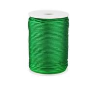 Namzi Corde tressée verte de 1,5 mm x 90 m, pour tricot, artisanat, utilisation en extérieur, projets utilitaires, fournitures de décoration
