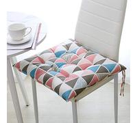 Namzi Coussin de chaise triangulaire carré 50,8 x 50,8 cm - Design minimaliste - Coussin de chaise confortable pour un usage quotidien