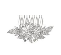 Namzi Épingles à cheveux en forme de fleur de mariage, perles de cristal, peignes à cheveux dorés, accessoires de cheveux de mariage, bijoux avec strass pour mariée, demoiselles d'honneur, femmes et