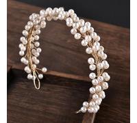 Namzi Épingles à cheveux en forme de fleur de mariage, perles de cristal, peignes à cheveux dorés, accessoires de cheveux de mariage, bijoux avec strass pour mariée, demoiselles d'honneur, femmes et