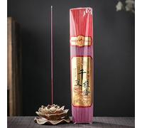 Namzi Lot de 1 000 bâtons d'encens chinois Joss en bambou traditionnel Guanyin pour culte de Bouddha, culte des ancêtres, temple de la maison, bois de santal rouge