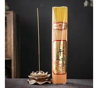 Namzi Lot de 1 000 bâtons d'encens chinois Joss en bambou traditionnel Guanyin pour culte de Bouddha, culte des ancêtres, temple de la maison, bois de santal doré