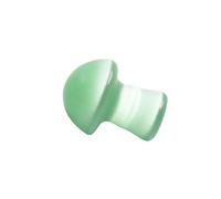 Namzi Lot de 10 mini champignons en cristal naturel - 2 x 1,5 cm - Petit champignon vert - Pierre de cristal artisanale - Décoration de bureau