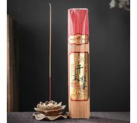 Namzi Lot de 1000 bâtons d'encens chinois Joss - Encens traditionnels Guanyin en bambou pour culte de Bouddha, culte des ancêtres, temple de la maison, bois de santal, couleur primaire