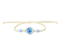 Namzi Lot de 2 bracelets en résine faits à la main, réglable, cadeau pour -2 pièces, Narcisse bleu foncé